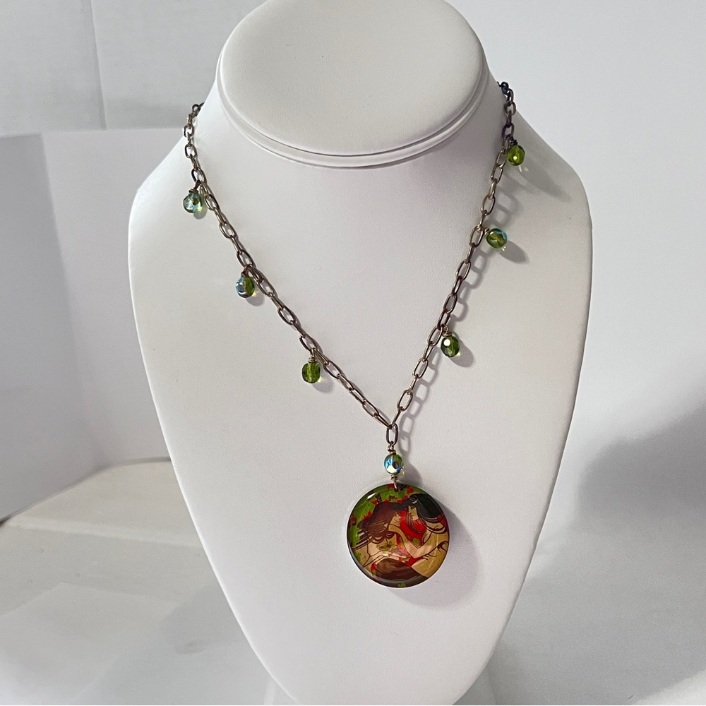 Art Nouveau Art Print Pendant